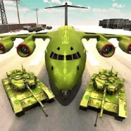 US Army Transport Game - Army Cargo Plane & Tanks
