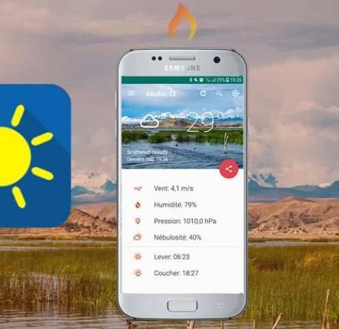 MyWeather forecast app screenshot 1