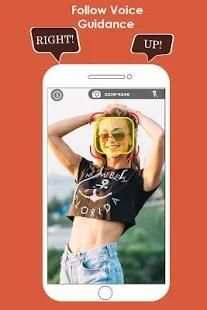 Voice Selfie Camera:Back Camera Selfie Voice Guide screenshot 4