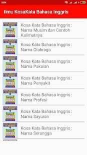 Ilmu KosaKata Bahasa Inggris screenshot 3