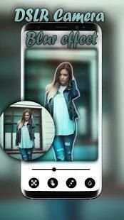 DSLR Camera Blur effect स्क्रीनशॉट 1