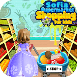 ** Princess sofia :Supermarket Shopping for Kids icon