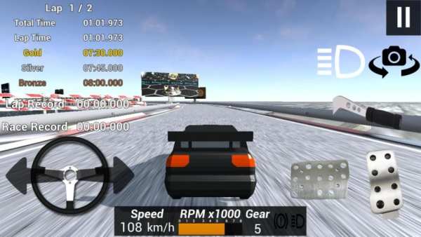 Fast Drive Time Trial screenshot 1