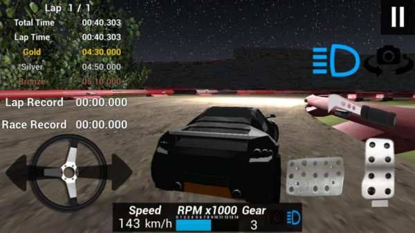 Fast Drive Time Trial screenshot 2