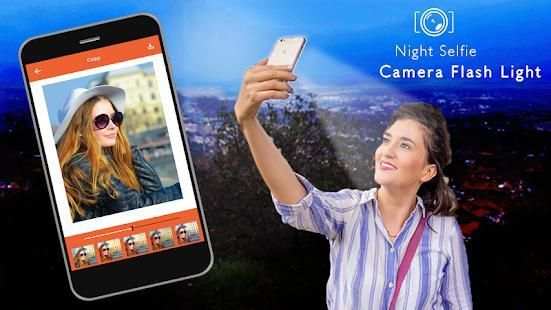 Night Selfie Camera Flash Light screenshot 3