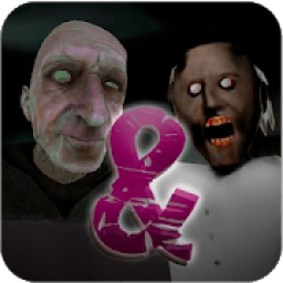 Angry Grandpa &amp; Scary Granny in House Horror Game आइकन
