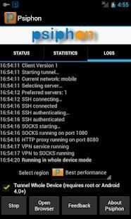 VPN Proxy Psiphon screenshot 1