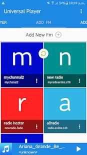Universal Player with Audio, Video and Radio screenshot 2