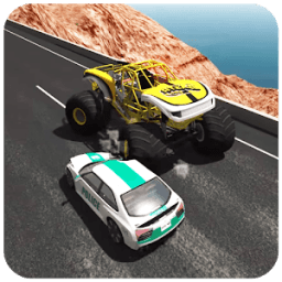 Monster Truck Chase : Real Police Car Driving Game icon