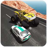 Monster Truck Chase : Real Police Car Driving Game logo