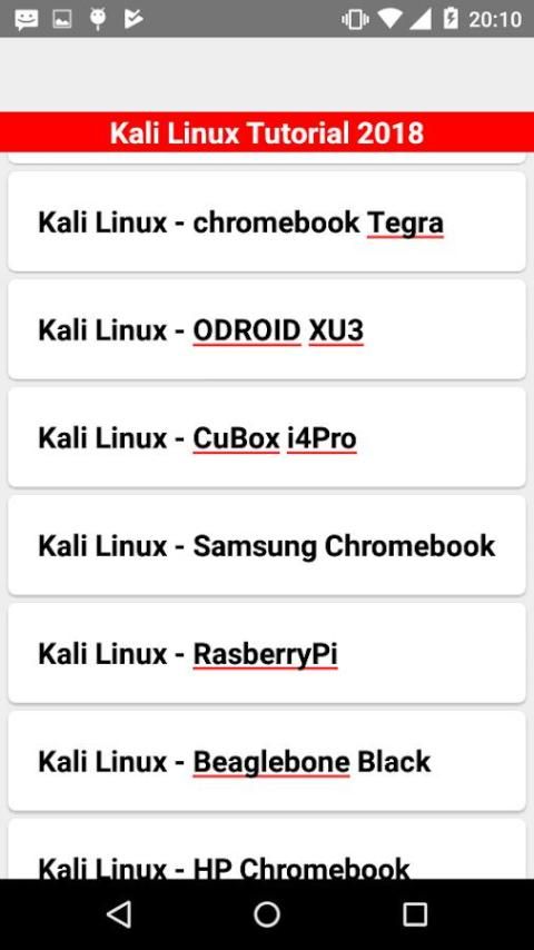 Kali Linux Tutorial 2018 स्क्रीनशॉट 4