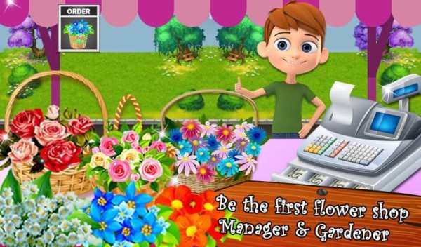 Rose Toko Bunga Manager: Gadis Desain Taman screenshot 1