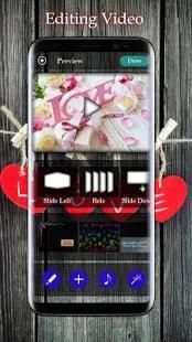 Love Video Maker:music & effect स्क्रीनशॉट 2