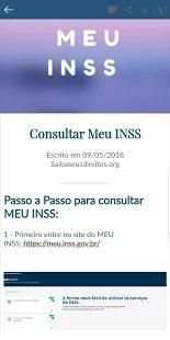 Guia Consulta INSS 1 تصوير الشاشة