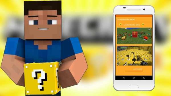 Lucky block Mod for pocket edition screenshot 2