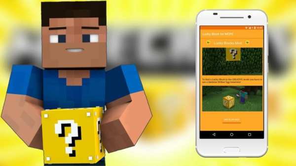 Lucky block Mod for pocket edition screenshot 1
