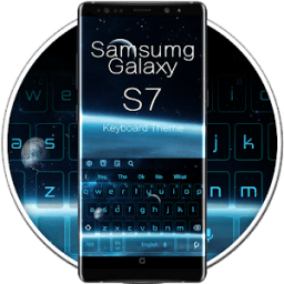 ikon Keyboard Biru Untuk Galaxy S7