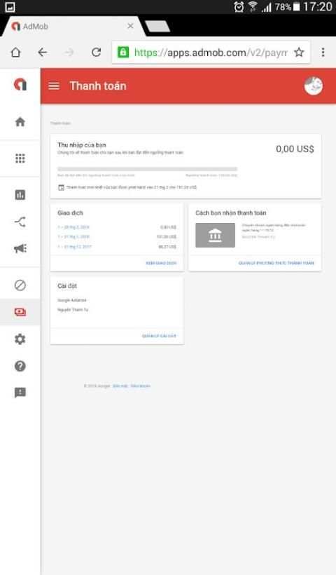 Google Admob Lite screenshot 2