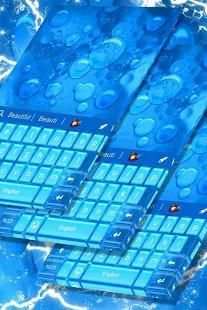 Clear Waterdrops Keyboard screenshot 1