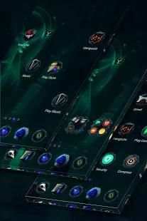 Dark Magic Launcher Theme screenshot 1