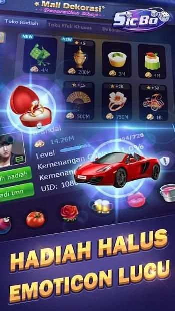 Sic Bo online Topfun: free screenshot 3
