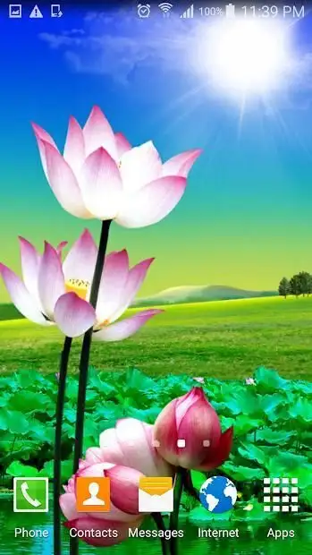 Lotus live wallpaper screenshot 5