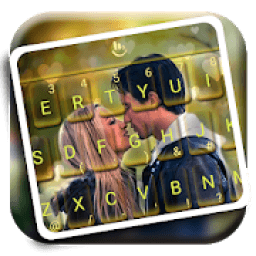 Romantic Couple Love Photo Keyboard Theme आइकन