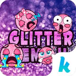 Glitter Emoji Kika Keyboard