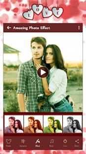 Romantic Photo to Video Maker screenshot 4