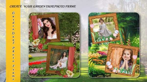 Garden Dual Photo Frame screenshot 1