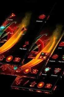 Fire Dragon Launcher Theme screenshot 1