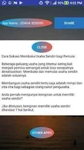 USAHA SENDIRI screenshot 1