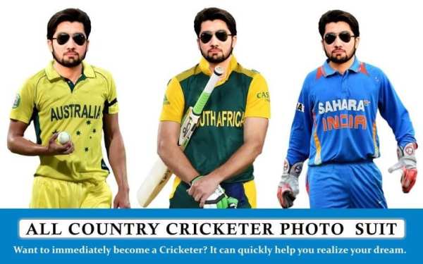 Cricket Photo Suit Editor स्क्रीनशॉट 4