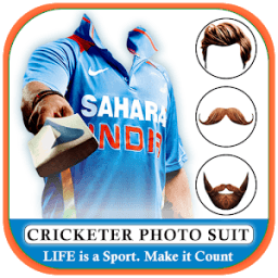 Cricket Photo Suit Editor आइकन