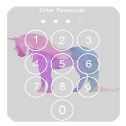 ikon Unicorn 4K Lock Screen