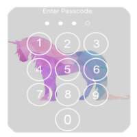 Unicorn 4K Lock Screen