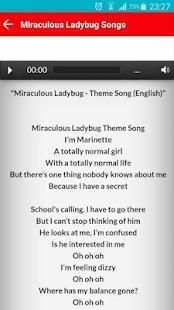 Miraculous Ladybug songs screenshot 1