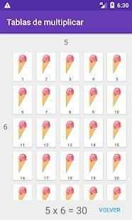 Tablas de multiplicar screenshot 2
