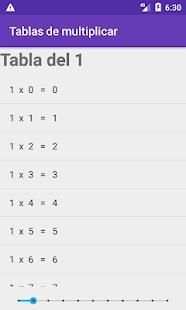 Tablas de multiplicar screenshot 3