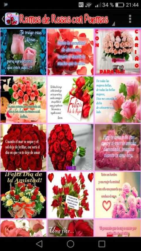 Ramos de Rosas con Poemas screenshot 1
