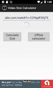 Youtube Video Size Calculator screenshot 11