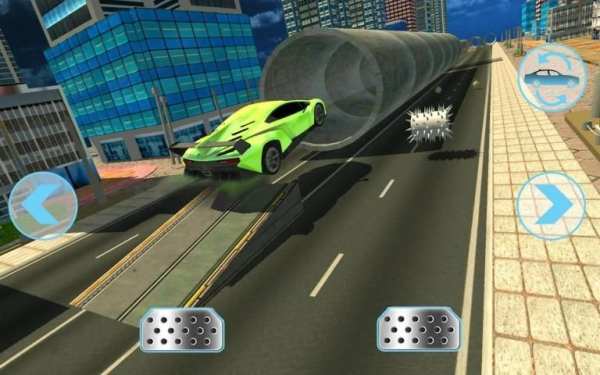 Stunt Car Simulator Game 2018: 3D Airplane Jump screenshot 5