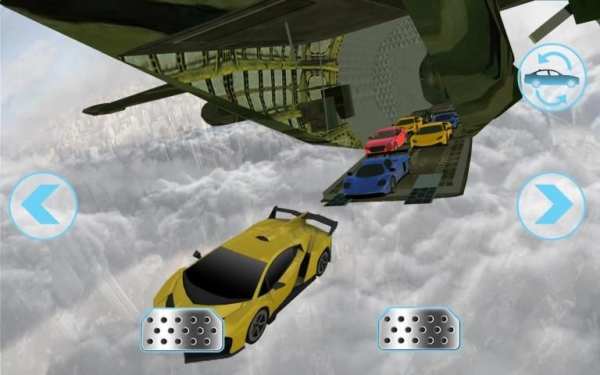 Stunt Car Simulator Game 2018: 3D Airplane Jump screenshot 6