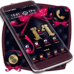 Dark Pink Bow Launcher आइकन