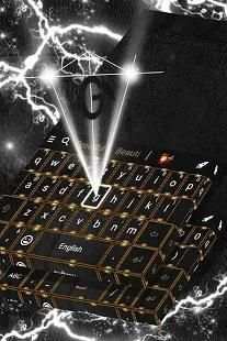 Black Leather Keyboard Theme screenshot 5
