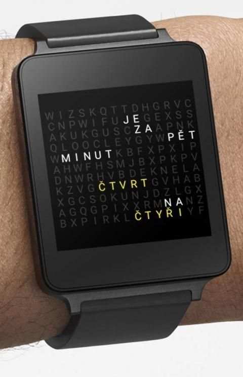 Words watchface screenshot 1