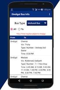 Dindigul Bus Info screenshot 8