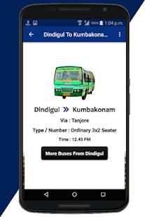 Dindigul Bus Info screenshot 3