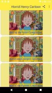 Horrid Henry Cartoon 2 تصوير الشاشة