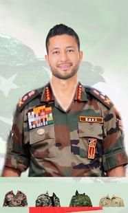 Army Uniforms Editor-Army Dress Photo Editor screenshot 3